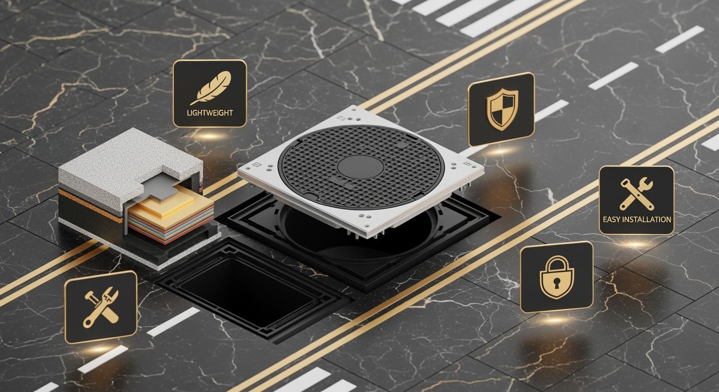 4 easy benefits of composite manhole covers and frames